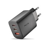 Incarcator retea NGS ERA 65W 2x USB-C PD 65W 1x USB-A QC3.0 18W negru