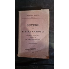 Ion Ionescu Dunareanu - Bucegii si Piatra Craiului ( calauza turistica ) - 1936