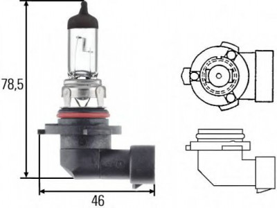 Bec, far faza lunga TOYOTA RAV 4 II (CLA2, XA2, ZCA2, ACA2) (2000 - 2005) HELLA 8GH 005 636-121 foto