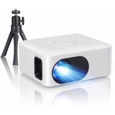 Mini Videoproiector Portabil, Bluetooth, 7500 Lumeni, Suporta 1080P Full HD, Rezolutie 1280 x 720, LCD, LED, HDMI, AV, USB, Audio, microSD, Zoom, Core