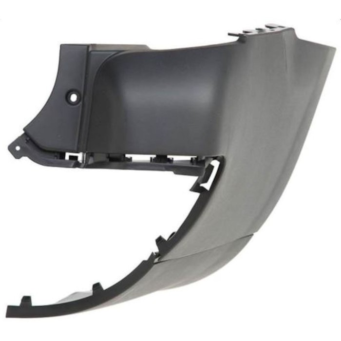 Flasc bara spate Citroen Berlingo, 02.2008-06.2012, Peugeot Partner 03.2008-06.2012, parte montare dreapta, colt, parte inferioara, negru, pentru sas