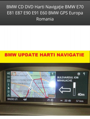 BMW CD DVD Harti Navigație BMW E70 E81 E90 E91BMW E60 BMW GPS Europa Romania foto