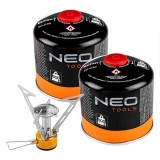 Arzator cu gaz Tourist + 2 cartuse de gaz NEO TOOLS 20-060 HardWork ToolsRange