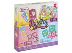 Colectie jocuri cu unicorni, 4 in 1 - Unicorni magici foto