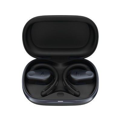 CASTI Edifier, wireless, intraauriculare - butoni, design cu carlige rotative, pt smartphone, microfon pe casca, conectare prin Bluetooth 5.4, negru, foto