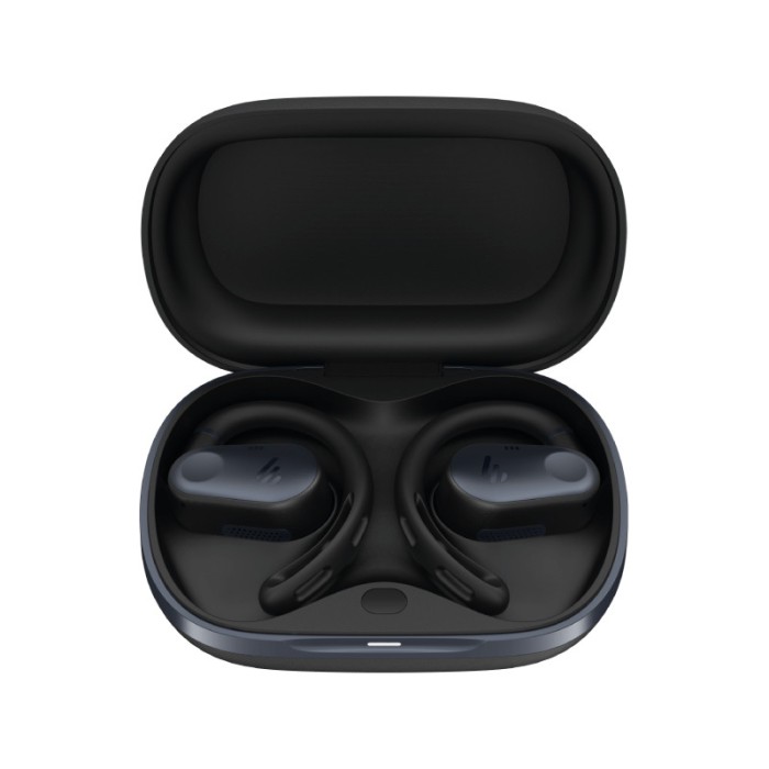 CASTI Edifier, wireless, intraauriculare - butoni, design cu carlige rotative, pt smartphone, microfon pe casca, conectare prin Bluetooth 5.4, negru,