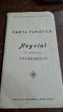 Harta turistica Negoiul cu masivul Fagarasului