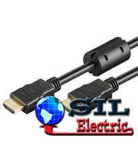 Cablu HDMI tata - HDMI tata cu Ethernet contacte aurite 1m Goobay foto