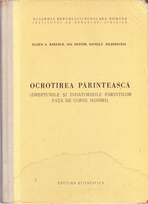 AS - EUGEN A. BARASCH - OCROTIREA PARINTEASCA