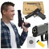 REPLICA PISTOL METALIC COLT 800 GLONȚI GRATUIT