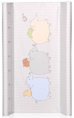 Saltea de infasat cu intaritura, Lorelli, 50 x 71 cm, Grey