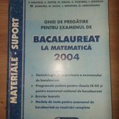 Ghid de pregatire pentru examenul de Bacalaureat la matematica 2004- G. Constantinescu, A. Povarna