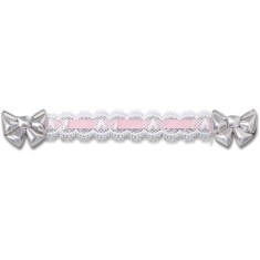 Jibbitz Crocs Lace and Pink Ribbon Chain