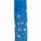 Geanta pentru Saltea Yoga Asteya Asteya din panza de bumbac 100% albastra, cu broderie Wild Flowers, 75x19cm