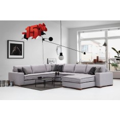 Grup de colt living modular Millena XXL