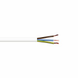 Cablu electric 3x0.75mm cupru alb MYYM 3 fire