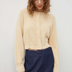 Levi's cardigan femei, culoarea bej, light