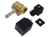 Ventil electromagnetic G 1/2 alamă NBR 2/2 NC 24VDC