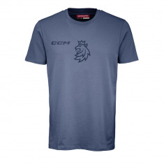 Echipa națională de hochei tricou de bărbați Czech republic CCM Core Lev Vinyl Blue - XL