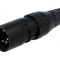 Mufă XLR Tată 5-Pin Drept pe Cablu Contacte Alamă
