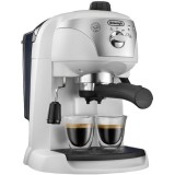 Espressor manual EC221.W, dispozitiv spumare, sistem cappuccino, 15 Bar, 1 l, oprire automata, Alb, Delonghi