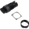 Comutator Rotativ 16mm 3 Pozitii Negru