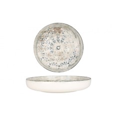 Rinart Farfurie ad&acirc;ncă - Fade - Porţelan - 22 cm (900cc) - set de 6