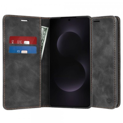 Husa pentru Samsung Galaxy S25 Edge S937, Techsuit, Confy, Neagra foto
