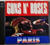 Guns N&#039; Roses - Paris NM / VG+ dublu CD muzica Metal Crash Italia 1992 hard rock