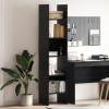 VidaXL Dulap pentru cărți Stejar negru 40 x 35 x 180 cm Lemn compozit