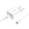 Incarcator Priza Telefon iPhone PD3.0 USB Type C 20w Borofone + Cablu Date Type C la Lightning ba38a plus