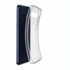 Husa Cover Cellularline Silicon slim pentru Samsung Galaxy S10 Lite Transparent foto