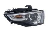 Far Audi A5/S5 (B8), 05.2012-2016, partea Stanga, electric, tip bec D3S+H7; bi-xenon, cu lumini de zi, cu motoras, cu lumini pt curbe, MAGNETI MARELL