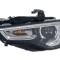 Far Audi A5/S5 (B8), 05.2012-2016, partea Stanga, electric, tip bec D3S+H7; bi-xenon, cu lumini de zi, cu motoras, cu lumini pt curbe, MAGNETI MARELL