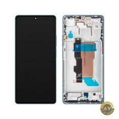 Display cu Touchscreen Xiaomi Poco F5 cu Rama Albastru Service Pack 560003M16T00