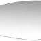 Geam oglinda Porsche Cayenne (92a), 10.2014-, partea Stanga, culoare sticla crom, sticla asferica, cu incalzire, 95873105501