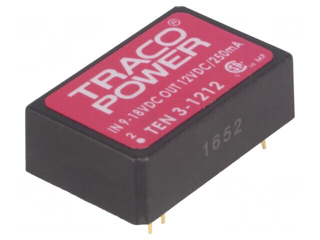 Convertor DC/DC 3W 9-18V la 12V 250mA DIP24