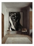 Tablou Canvas, "Dansul umbrelor &icirc;n tăcerea serii", Nu știu cine este &icirc;n imagine., 26 x 39 cm, CMCLASS