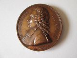 Cumpara ieftin Rară! Medalie bronz Franța 1824:N.Lacaille,astronom și matematician francez, Europa