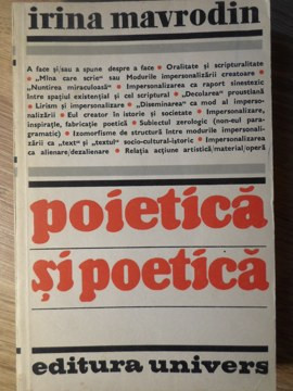 POIETICA SI POETICA-IRINA MAVRODIN foto