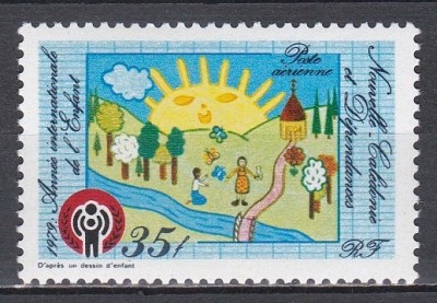 Noua Caledonie 1979 - Anul Internațional al Copilului, PA, MNH foto