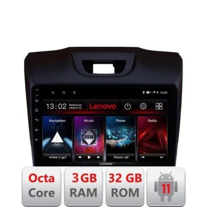Navigatie Isuzu D-Max D-2234 Octa Core cu Android Radio Bluetooth Internet GPS WIFI DSP 3+32 GB 4G KIT-2234+EDT LENOVO LITE CarStore Technology