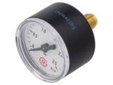 Manometru 0-2,5 bar, 40mm, Conexiune G1/8 Spate, Clasa 1.6, Carcasa Plastic, Temp. -20-60&deg;C
