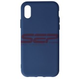 Husa Silicon Albastra Compatibila Apple iPhone XS - High Copy - Protectie Premium