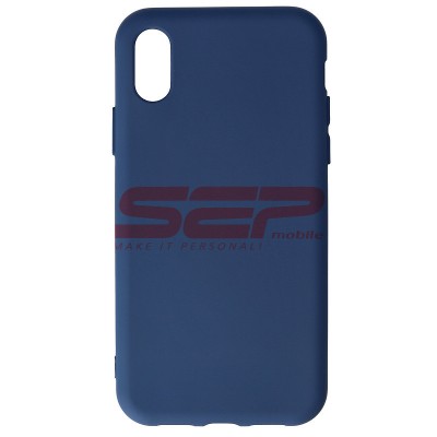 Toc silicon High Copy Apple iPhone X Blue foto