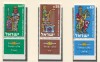 Israel 1960 Mi 217/19 + tab MNH - Sarbatori evreiesti: regii Vechiului Testament, Nestampilat