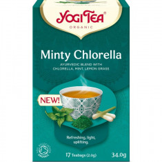 Ceai bio Menta si Chlorella, 17 pliculete x 2.0g (34.0g) Yogi Tea