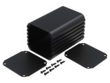 Carcasă Aluminiu Neagră cu Panou UTG 71x100x66 mm