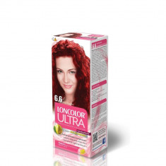 Vopsea de Par Permanenta LONCOLOR Ultra 6.6, 100 ml, Rosu Exploziv, Vopsea de Par LONCOLOR, Vopsea de Par Nuanta Rosie, Loncolor Vopsea de Par Culoare