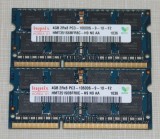 Kit Memorie Laptop DDR3 2 x 4 GB (8GB) 1333 Mhz PC3 10600s Garantie 6 luni